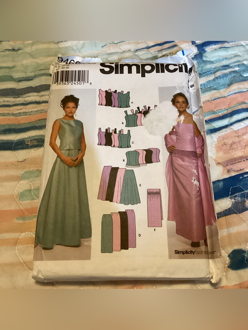 Misses Tops,skirts,wardrobe 9466 Uncut Simplicity Sz 14/20 Sewing Pattern